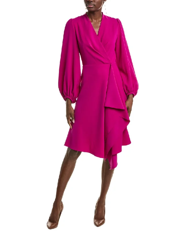 Black Halo Emberly Midi Dress Stylish Silk Midi Dress