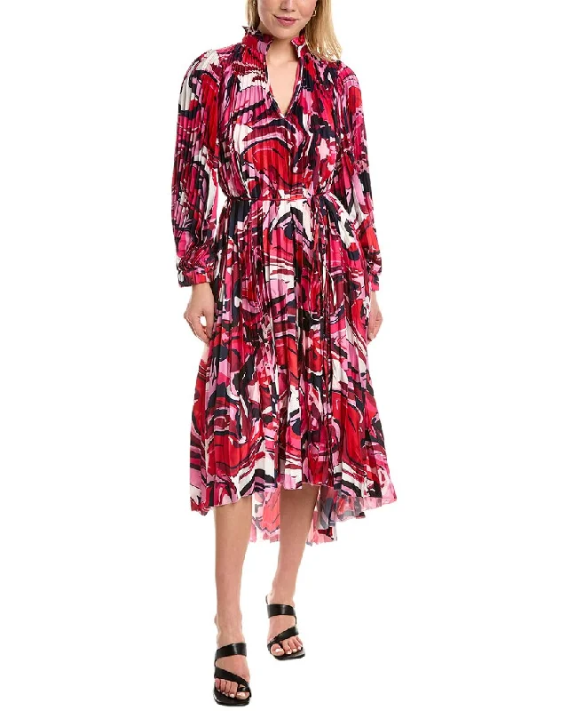 CROSBY by Mollie Burch Leah Midi Dress Trendy Long Sleeve Midi Dress