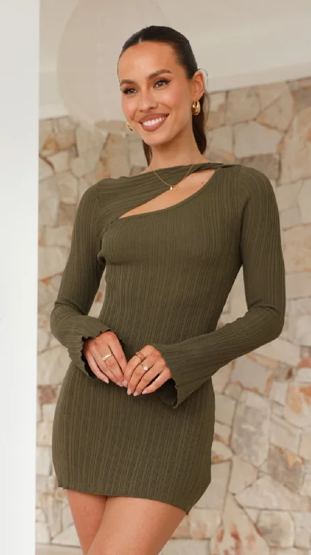 Ellison Mini Dress - Khaki