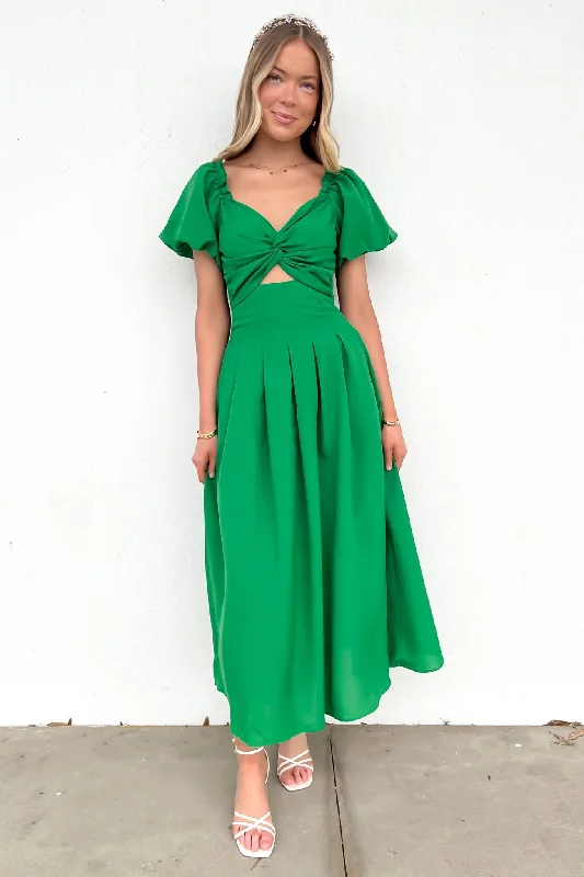 Jarrah Midi Dress Green