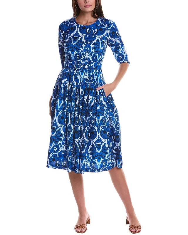 Samantha Sung Florence Midi Dress Stylish Cold Shoulder Midi Dress