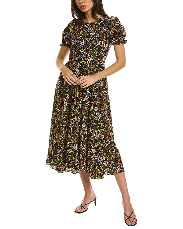 Ted Baker Dabney Midi Dress Stylish High-Waisted Midi Dress