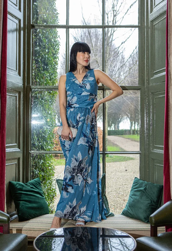 Floral Maxi Dress Elegant Lace Maxi Dress