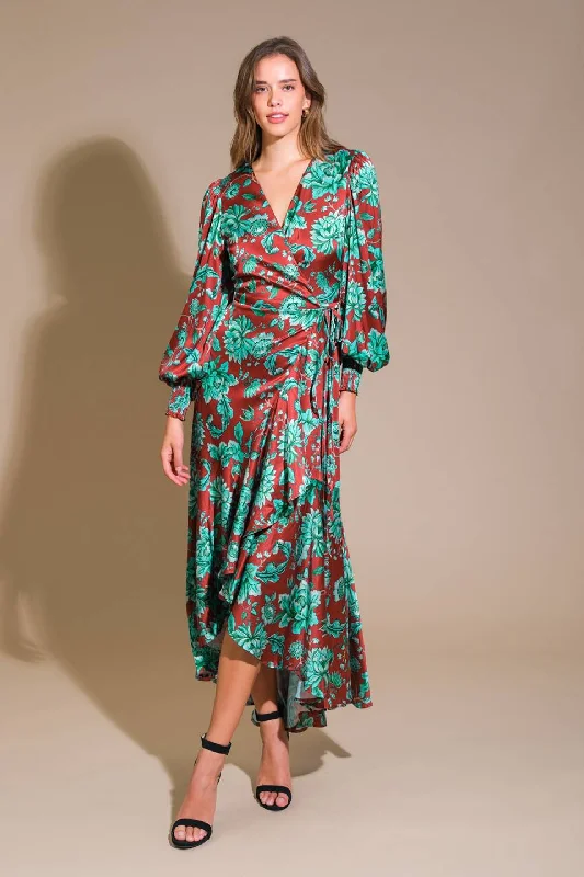 SHEER PASSION WOVEN MAXI DRESS Fashionable Off-Shoulder Maxi Dress