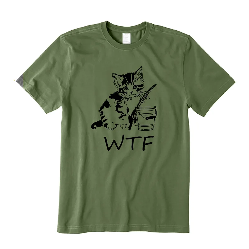 Cat Fishing Where's The Fish T-Shirt Cozy Warm Stylish