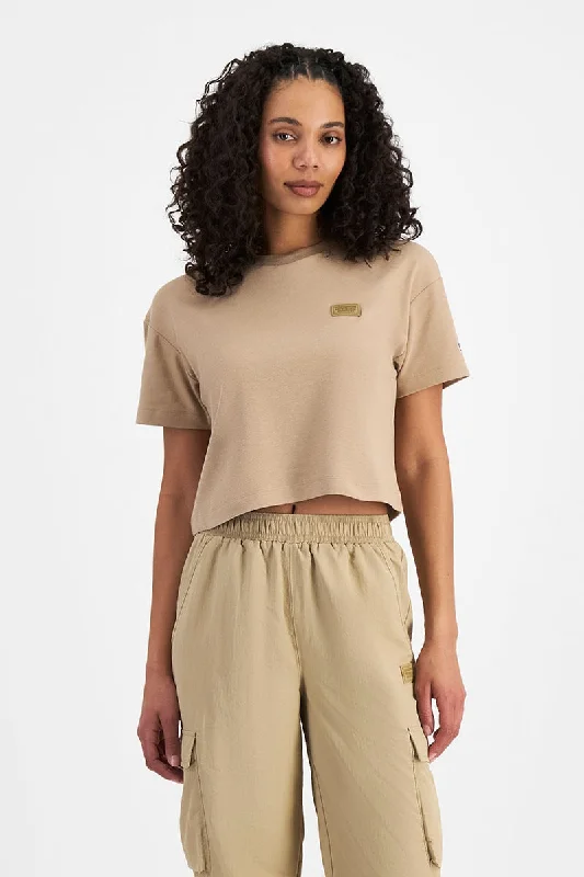 CHAMPION WOMEN'S ROCHESTER BASE TAN TEE