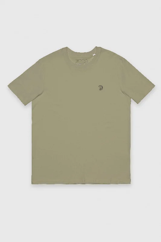 Sage Green Chest Logo T-Shirt