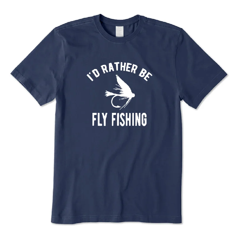 Fly Fishing T-Shirt Terry Blend Velvet Blend Canvas Blend