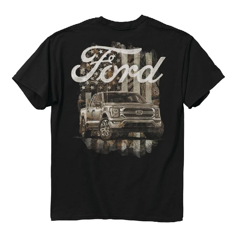 Ford - F150 USA Camo Flag T-Shirt