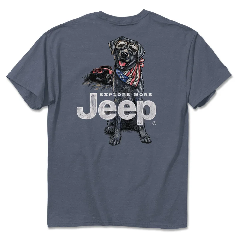 Jeep - USA Dog T-Shirt