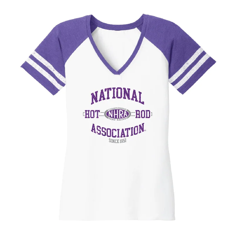 Ladies Collegiate NHRA Logo T-Shirt