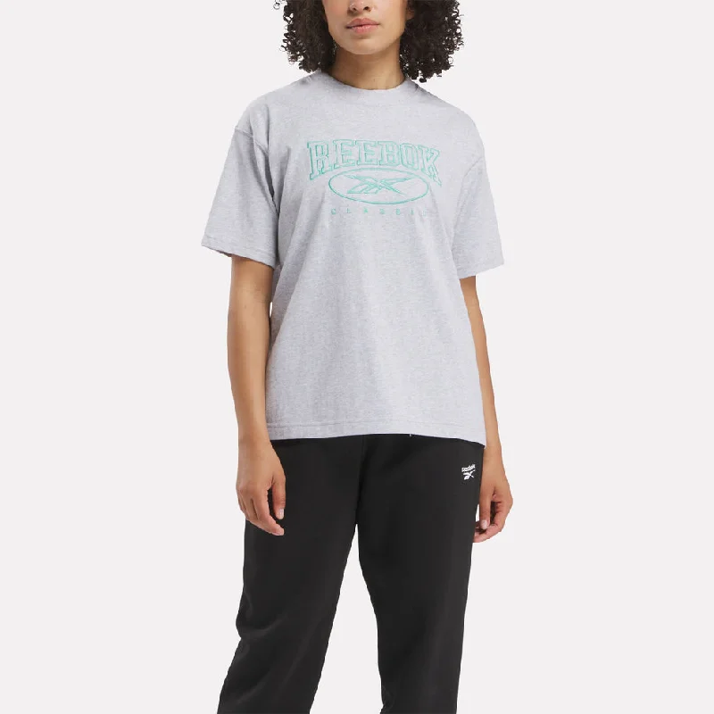 REEBOK WOMEN'S ARCHIVE EVOLUTION GREY TEE