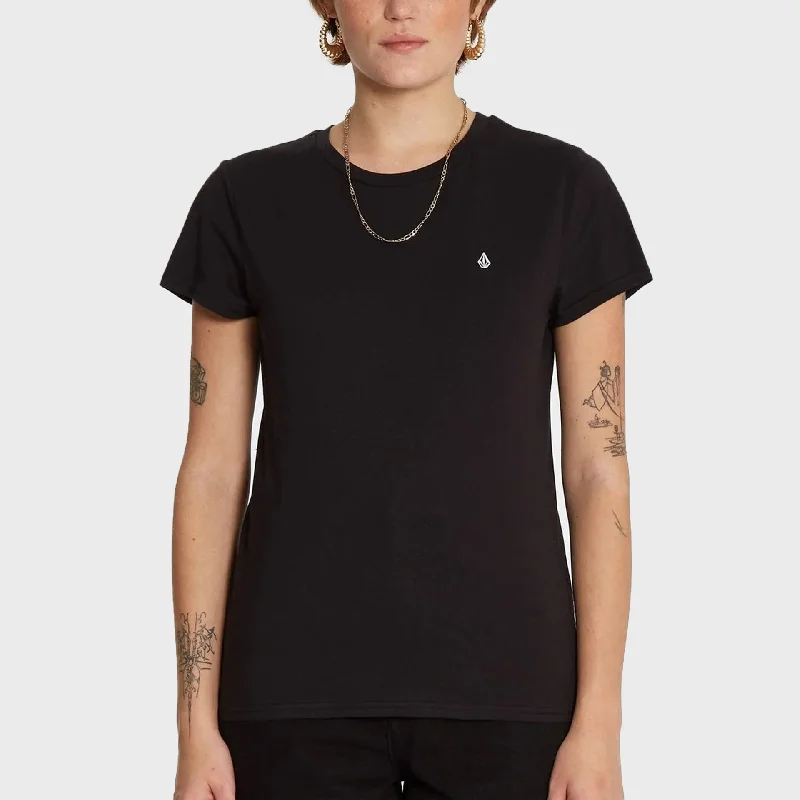 Volcom Stone Blanks Womens T-Shirt - Black