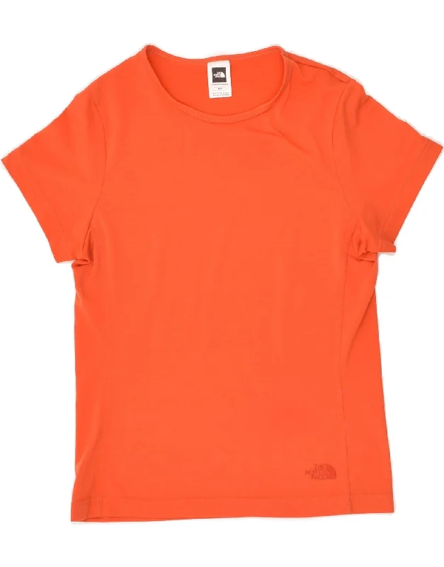 THE NORTH FACE Womens T-Shirt Top UK 12 Medium Orange