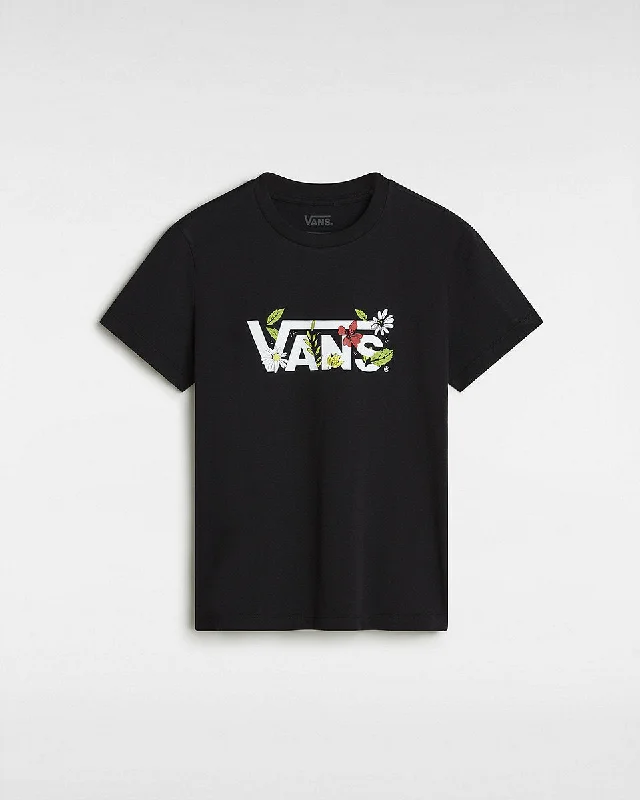 Vans Womens Foliage Crew T-Shirt - Black