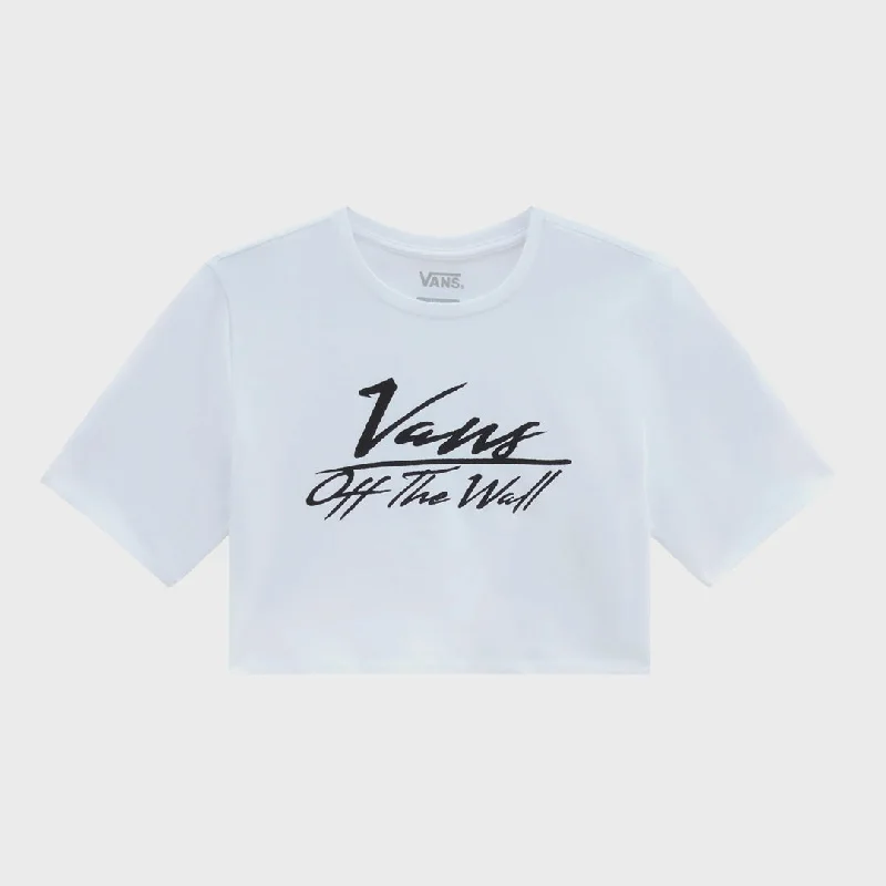 Vans Womens Go Anyplace Crew Crop II T-Shirt - White