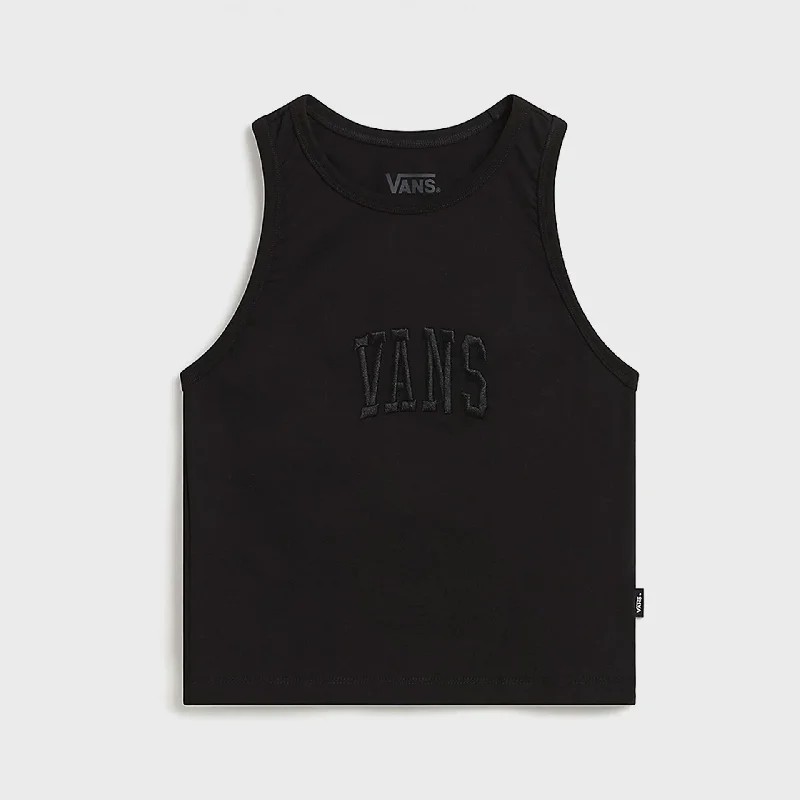 Vans Womens Varsity CC Racer Tank T-Shirt - Black