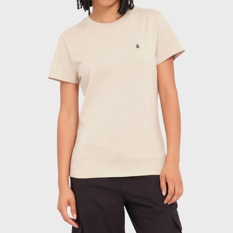 Volcom Womens Stone Blanks T-Shirt - Light Khaki