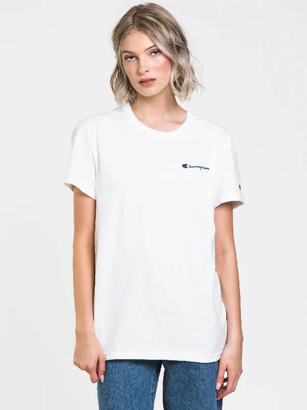 CHAMPION BOYFRIEND SCRIPT T-SHIRT  - CLEARANCE