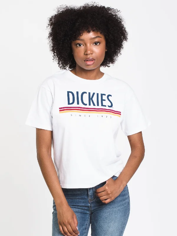 DICKIES SINCE 1922 TOMBOY SHORT SLEEVE T-SHIRT - CLEARANCE Polka Dot Checkered Tartan DICKIES SINCE 1922 TOMBOY SHORT SLEEVE T-SHIRT - CLEARANCE Polka Dot Checkered Tartan