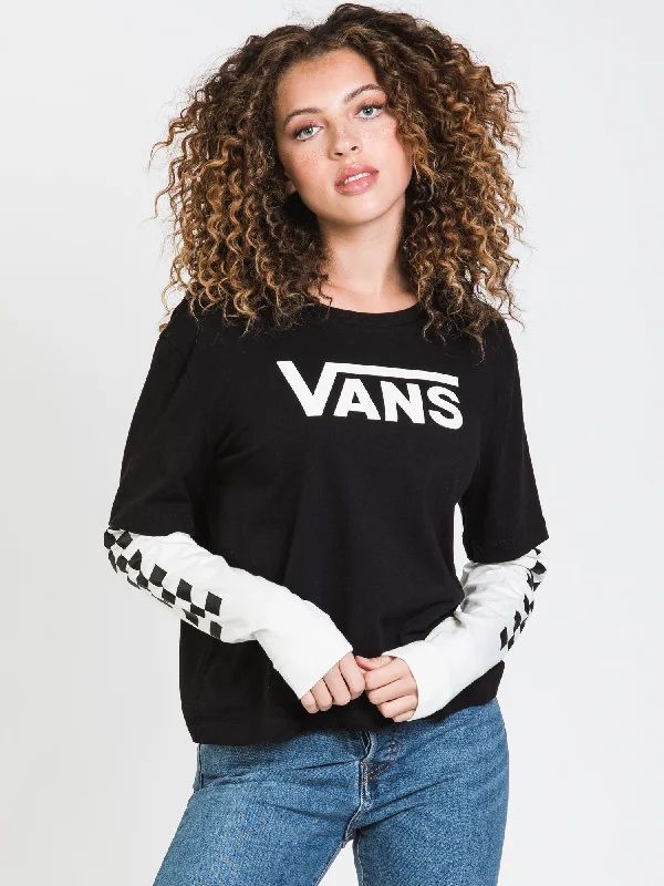 VANS SOLE WORLD LONG SLEEVE TEE  - CLEARANCE