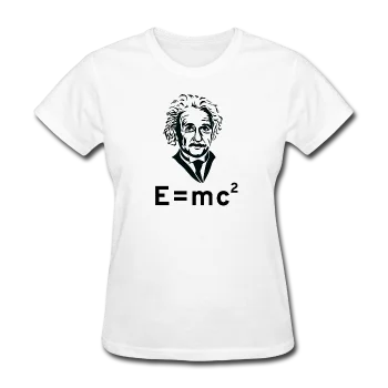 "Albert Einstein: E=mc²" - Women's T-Shirt Faux Fur Fabric Real Fur Fabric Shearling Fabric "Albert Einstein: E=mc²" - Women's T-Shirt Faux Fur Fabric Real Fur Fabric Shearling Fabric