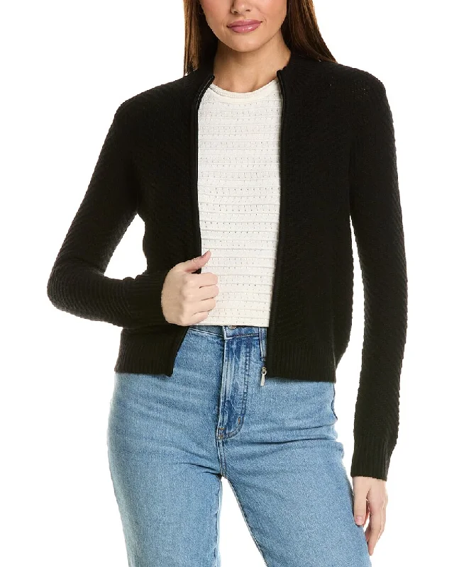 Amicale Cashmere Textured Zip Cashmere Bomber Jacket Hooded Jacket Caped Jacket Shawl Collar Jacket Amicale Cashmere Textured Zip Cashmere Bomber Jacket Hooded Jacket Caped Jacket Shawl Collar Jacket