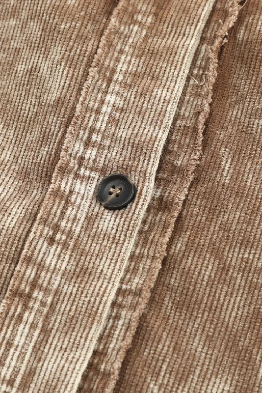 Autumn Corduroy Jacket One-Shoulder Jacket Off-the-Shoulder Jacket Asymmetrical Jacket Autumn Corduroy Jacket One-Shoulder Jacket Off-the-Shoulder Jacket Asymmetrical Jacket