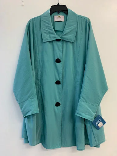 Janska Turquoise Penny Jacket | OS Turquoise Zippered Jacket Buttoned Jacket Snapped Jacket Janska Turquoise Penny Jacket | OS Turquoise Zippered Jacket Buttoned Jacket Snapped Jacket