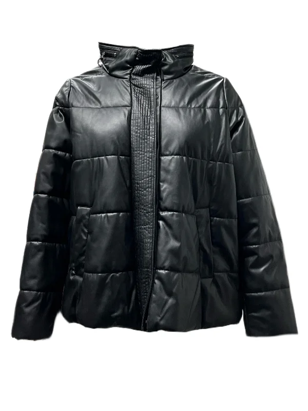 Marina Rinaldi Women's Black Papilla Down Jacket NWT