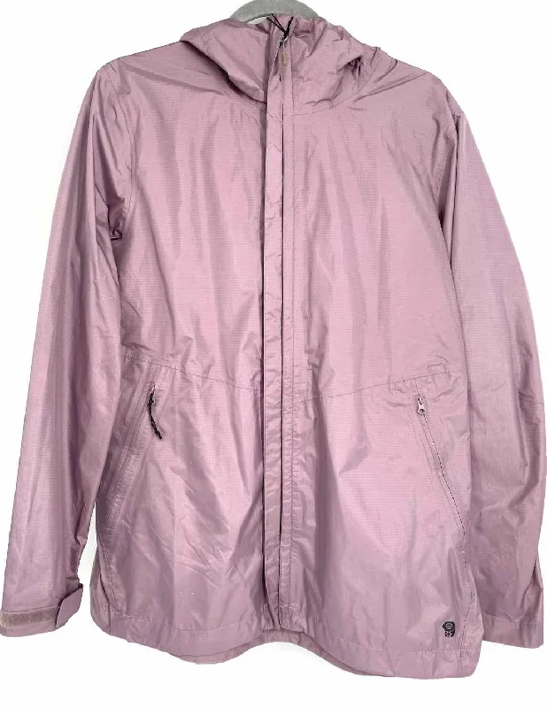 Mountain Hard Wear Women's Purple Windbreaker Hooded Size L Jacket