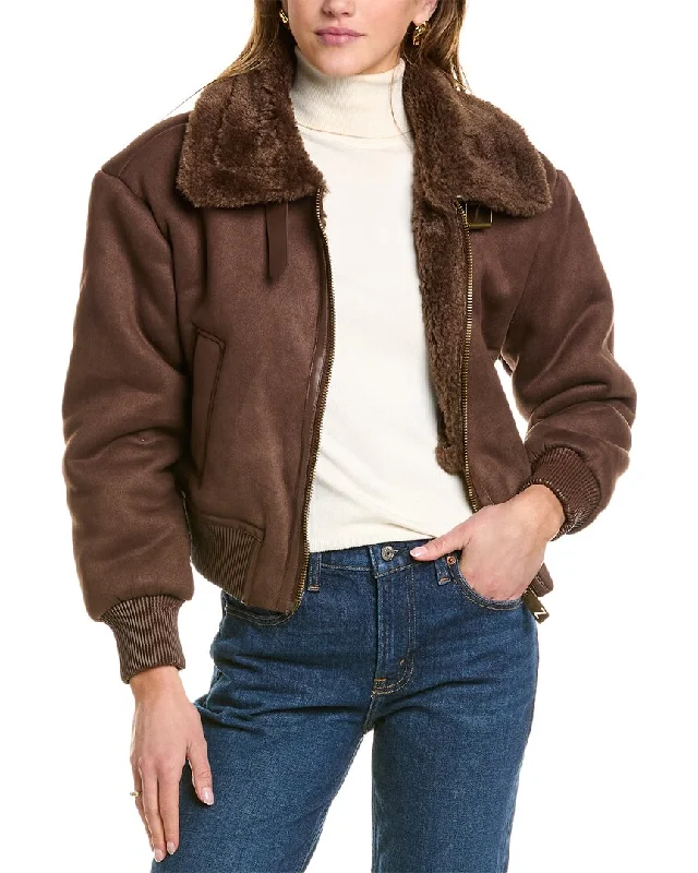 Noize Fannie Puffer Jacket Plaid Jacket Tartan Jacket Houndstooth Jacket