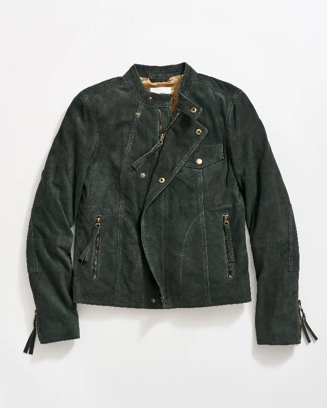 Suede Biker Jacket