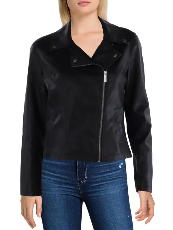 Trina Womens Faux Leather Short Motorcycle Jacket Wool Jacket Cashmere Jacket Tweed Jacket Trina Womens Faux Leather Short Motorcycle Jacket Wool Jacket Cashmere Jacket Tweed Jacket