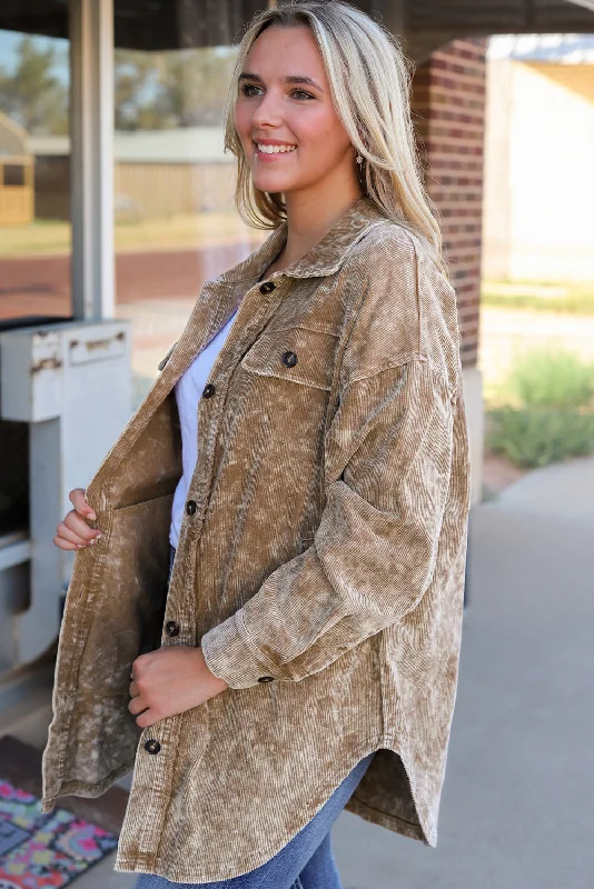 Versatile Corduroy Jacket Faux Fur Jacket Real Fur Jacket Shearling Jacket