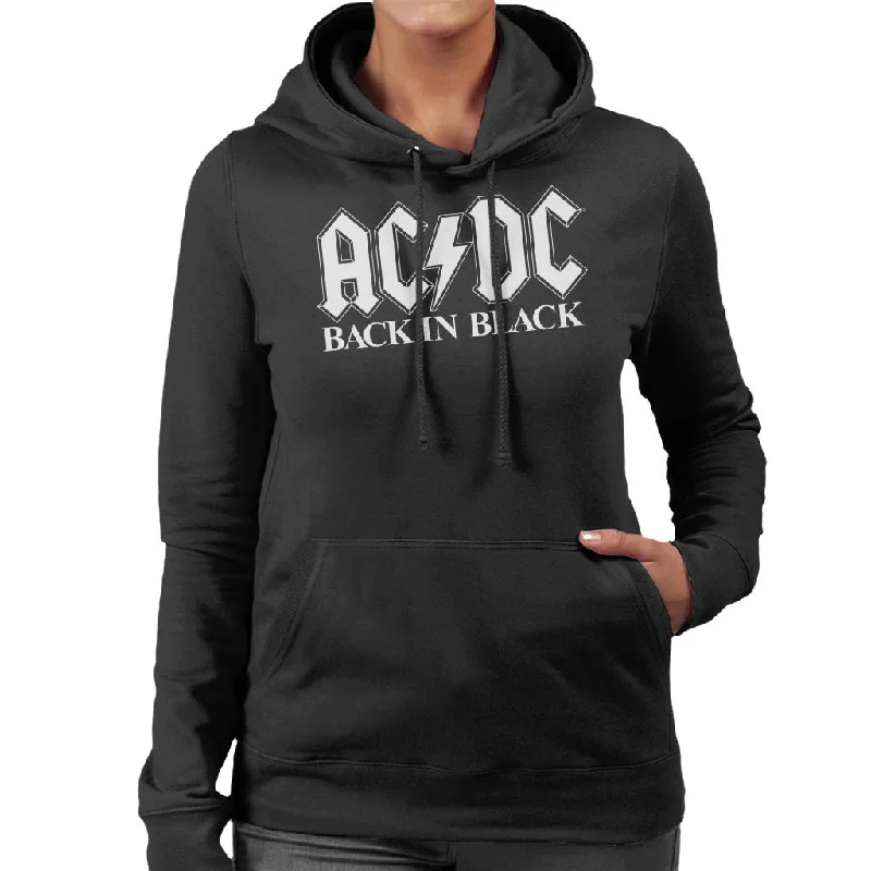 AC/DC Back In Black Women's Hooded Sweatshirt