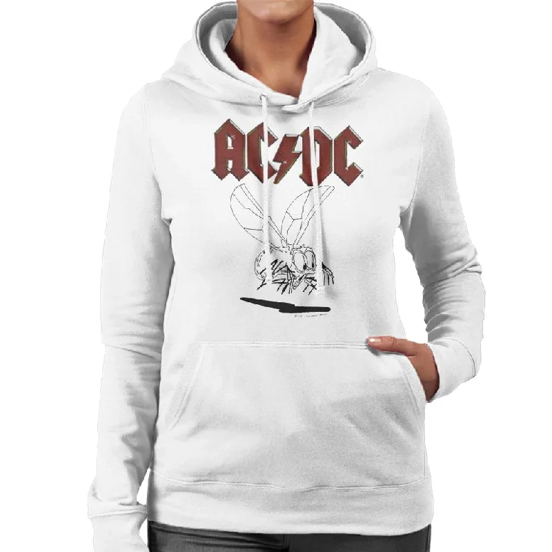 AC/DC Mosquito Sketch Women's Hooded Sweatshirt