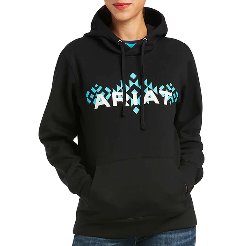 Ariat Women's REAL Aztec Logo Hoodie