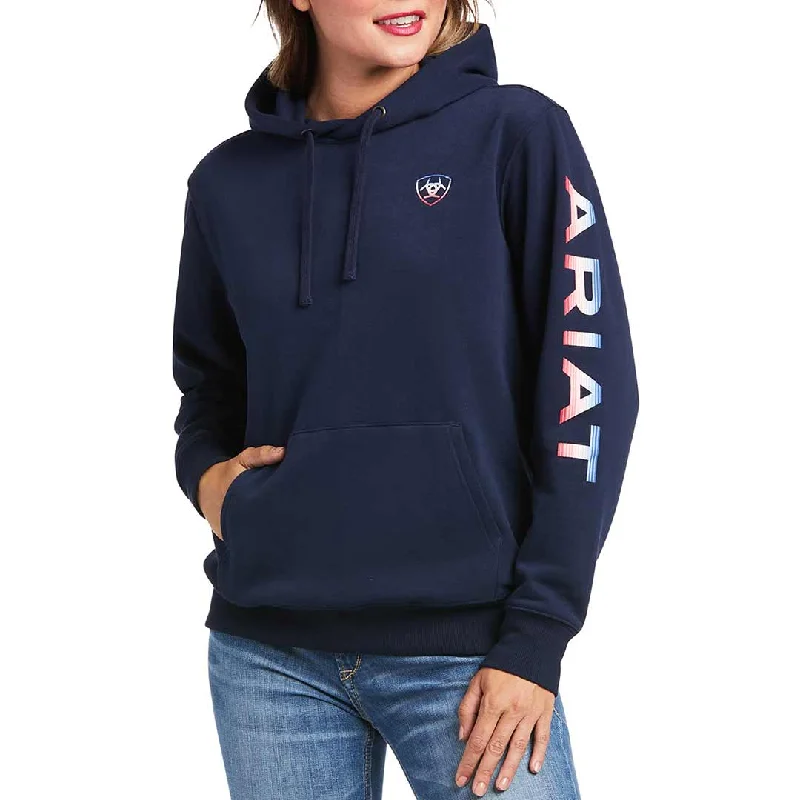 Ariat Women's REAL Serape Logo Arm Sweatshirt