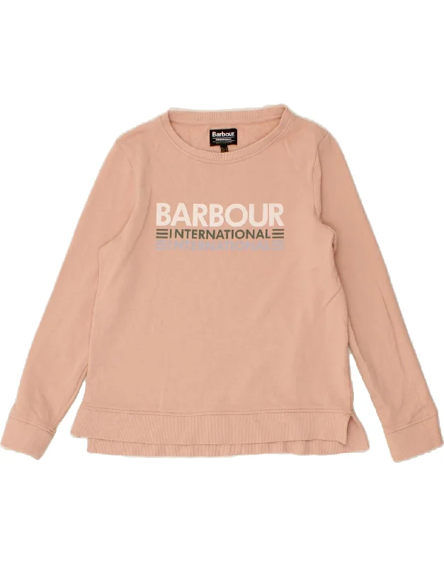 BARBOUR Womens Sweatshirt Jumper UK 12 Medium Beige Cotton Hoodie Jacket Zipper Layering BARBOUR Womens Sweatshirt Jumper UK 12 Medium Beige Cotton Hoodie Jacket Zipper Layering