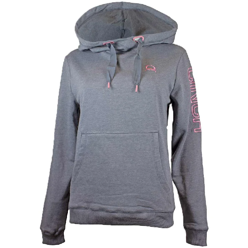 Cinch Women's Embroidered Logo Sleeve Hoodie