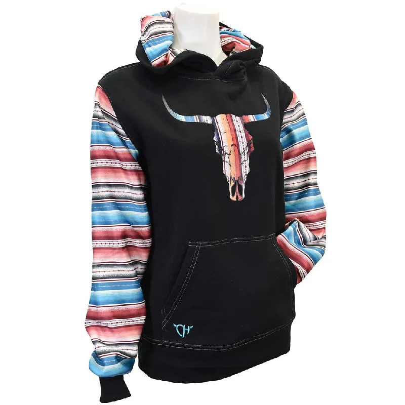 Cowgirl Hardware Women's Serape Sleeve Hoodie