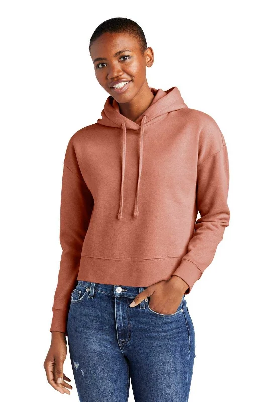 District DT6101 Women's Vit Fleece Hoodie - Desert Rose Hoodie with Hem Ribbing Snug Secure District DT6101 Women's Vit Fleece Hoodie - Desert Rose Hoodie with Hem Ribbing Snug Secure