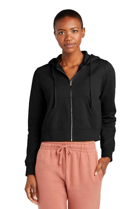 District DT6103 Women's Vit Fleece Full-Zip Hoodie - Black Hoodie with Zipper Versatile Modern District DT6103 Women's Vit Fleece Full-Zip Hoodie - Black Hoodie with Zipper Versatile Modern