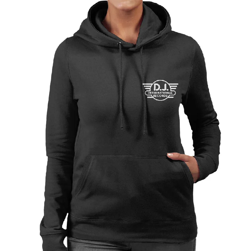 DJ International Records Classic Logo Women's Hooded Sweatshirt