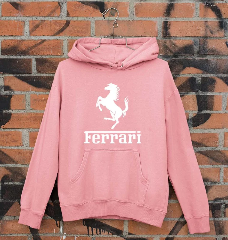 Ferrari F1 Unisex Hoodie for Men/Women Hoodie with Sequins Glamorous Eye-catching