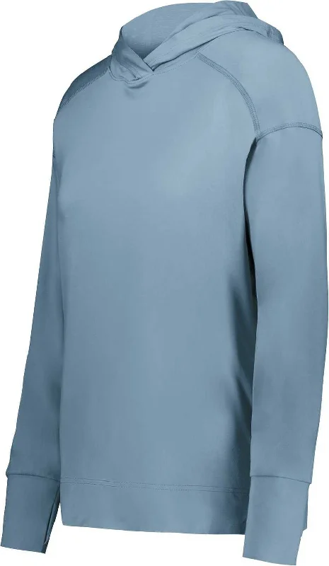 Holloway 222798 Ladies Ventura Soft Knit Hoodie - Storm Hoodie with Color Block Contrast Stylish Holloway 222798 Ladies Ventura Soft Knit Hoodie - Storm Hoodie with Color Block Contrast Stylish