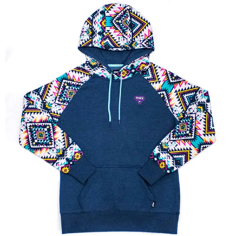 Hooey Brands Women's RLAG Aztec Accent Hoodie