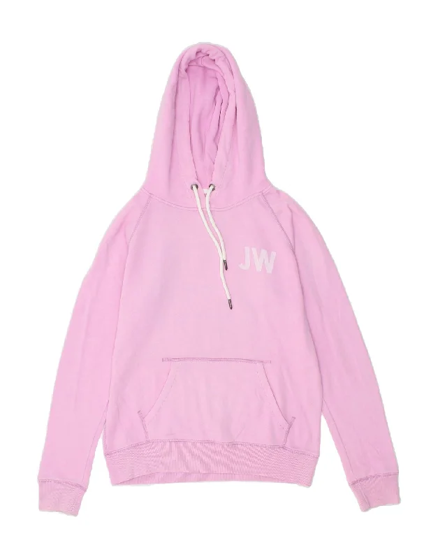 JACK WILLS Womens Oversized Graphic Hoodie Jumper UK 10 Small Pink Cotton Hoodie with Reflective Safety Nightwear JACK WILLS Womens Oversized Graphic Hoodie Jumper UK 10 Small Pink Cotton Hoodie with Reflective Safety Nightwear