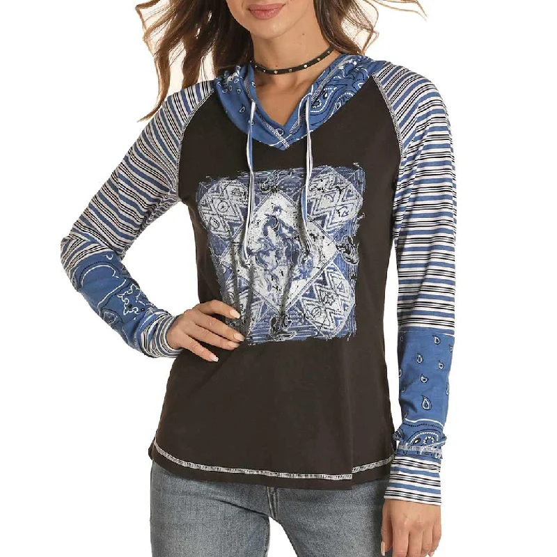 Panhandle Women's Pattern Block Hoodie